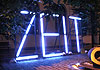 Blaue Nacht Nürnberg 2007, Lichtkunst, Lichtbuchstaben