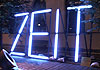Blaue Nacht Nürnberg 2007, Lichtkunst, Lichtbuchstaben