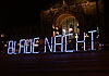 Blaue Nacht Nürnberg 2007, Lichtkunst, Lichtbuchstaben