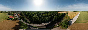 360°, panobilder, Panoramafoto, panoramabild, panoramaaufnahme, dieter Lukas, robert risinger, freiwillige feuerwehr,  ismaning, 85737,  Verein licht und kunst, edi obermayr, drehleiter, fotodokumentation, kunstaktion, ausstellung, über ismaning, münchen, munich, bayern, deutschland, taxetstrasse, s-bahn, brücke, 