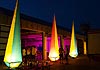 Lichtkegel, lichtfussball, aufblasobjekte, aufblasfussball, aufblaskegel, lichtobjektem lichtsäulen, aircones, lichtkegel, lichtpyramiden, licht, kunst, eventbeleuchtung, partybeleuchtung, Sommerfest FFW Ismaning, fussball Weltmeisterschaft,Ismaning, Sommerfest FFW Ismaning